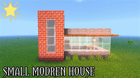 Minecraft Small Modren House Minecraft Small Modren House Easy