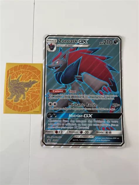 CARTE POKÉMON JUMBO Zoroark GX SM84 Soleil Lune SL3 5 Légendes