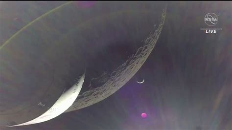 Nasas Orion Spacecraft Captures The Dark Side Of The Moon Fox News Video