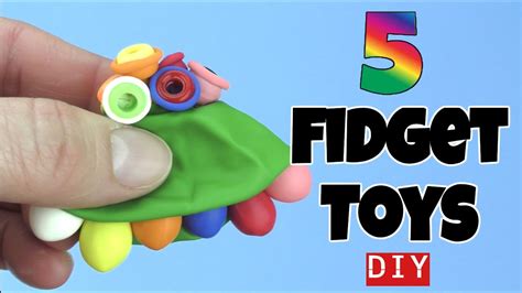 New 5 Easy Diy Fidget Toys How To Make Toys Lego Pipe Cleaners Straws Blocks Stress