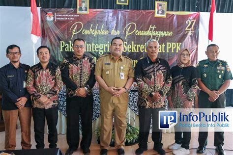 Infopublik Sekretariat Ppk Tandatangan Pakta Integritas Komitmen