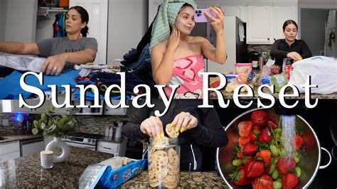 Sunday Reset Laundry Organizing Groceries Cleaning More Laundry