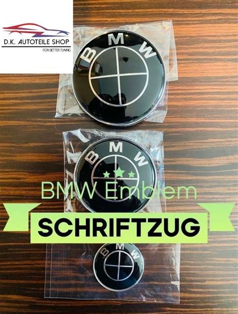 Bmw Motorhaube Heckklappe Und Lenkrad Emblem Logo Neu Kaufen Auf Ricardo