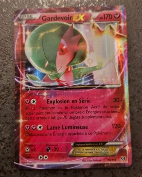 CARTE POKÉMON GARDEVOIR EX 78 114 XY11 Offensive Vapeur EUR 8 00