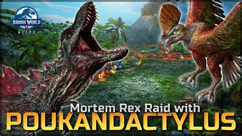 Base Level Poukandactylus Mortem Rex Raid Youtube