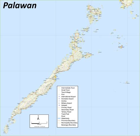 Palawan Island Map Philippines Discover Palawan Island With