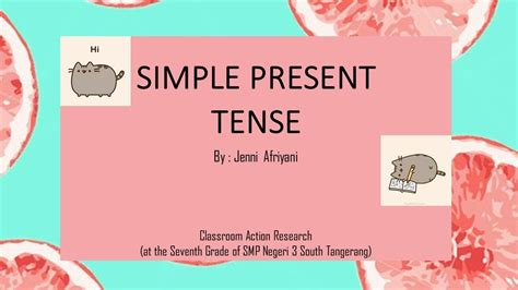 Simple Present Tense Powerpoint Youtube