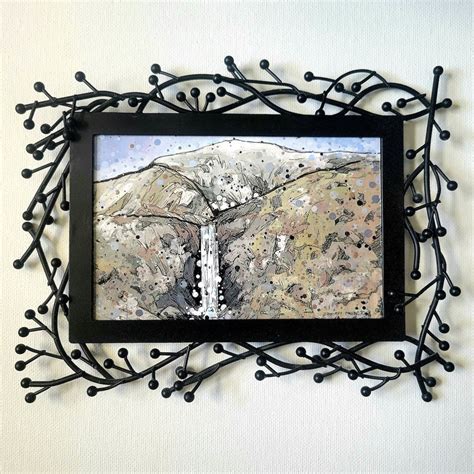 Framed Mount St Helens And Loowit Falls Landscape Nature Etsy