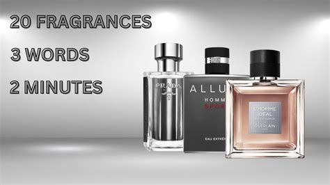 20 SEXIEST MEN S FRAGRANCES 3 WORDS 2 MINUTES YouTube