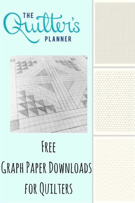 Graph Paper for Quilters: Free Downloads for You! | The Quilter's Planner