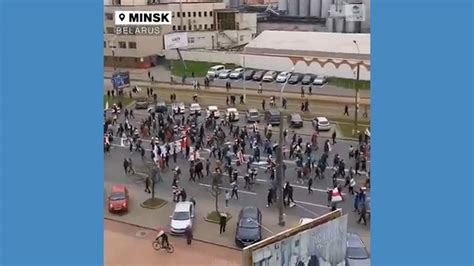 Thousands Protest In Belarus As Opposition Calls For Lukashenko To