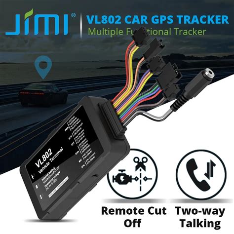 Jimi VL802 4G GPS Tracker With Real Time Tracking Remote Monitoring Via