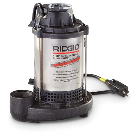 Sump Pump: Ridgid Sump Pump