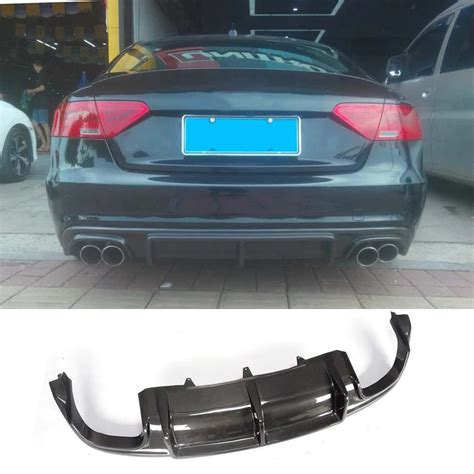 Car Rear Bumper Diffuser Lip Spoiler For Audi A5 Sline S5 Coupe 2012