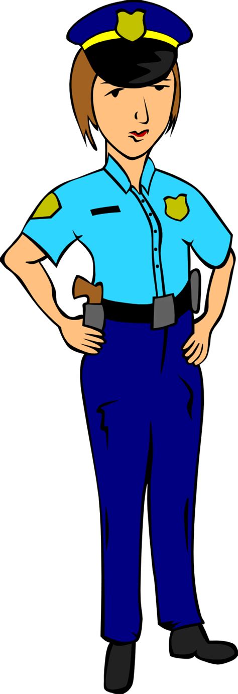 Clipart Woman Police Officer