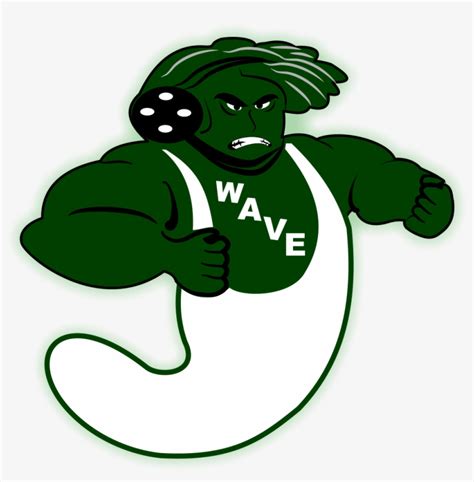 New Milford Green Wave Mascot PNG Image | Transparent PNG Free Download ...