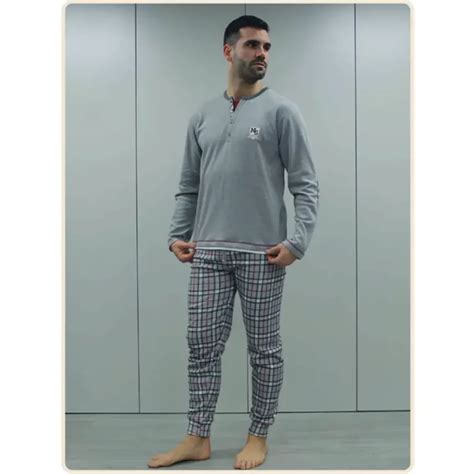 PIJAMA HOMBRE INVIERNO INTERLOCK SONIA XACOTEX Mayorista De