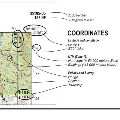 Santa Fe National Forest Quadrangle Map: Atlas Index by US Forest ...