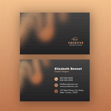 Studio Visiting Card Background Design Full