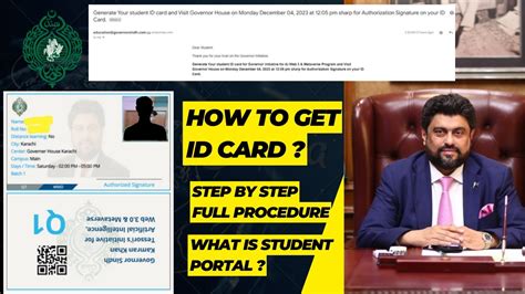 How To Get Id Card How To Register In Student Portal Full