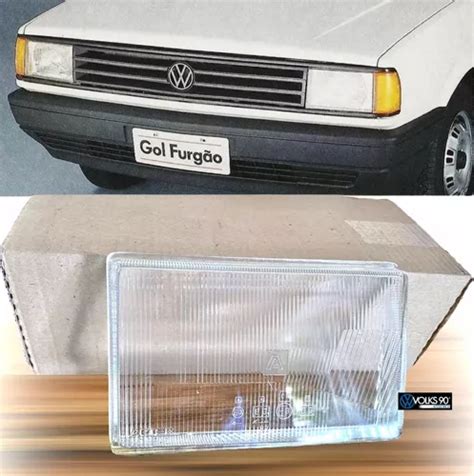 Lente Farol Gol Quadrado 87 A 90 Arteb Vw Parcelamento Sem Juros