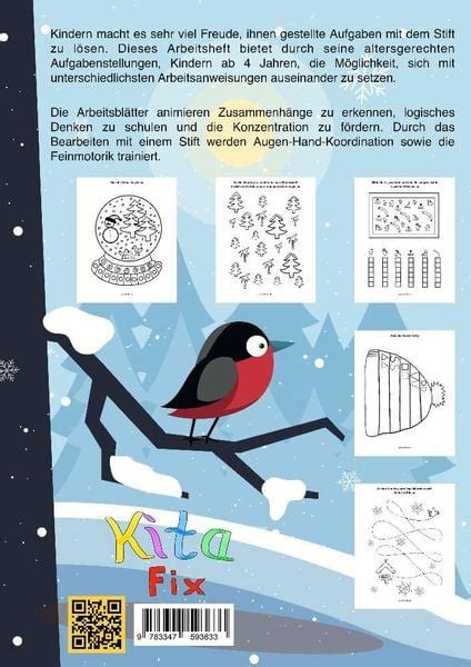 Kitafix Kreativ Arbeitsbl Tter Winter Ideen F R Vorschule Und