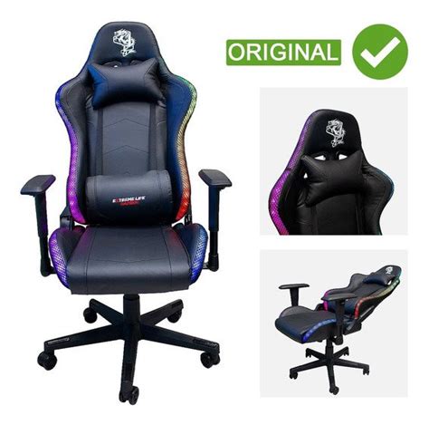 Cadeira Gamer Rgb Ch07Bkrgb Elg MadeiraMadeira