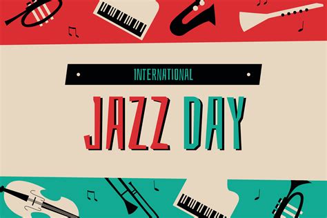 Hand drawn international jazz day illustration background 42642649 ...