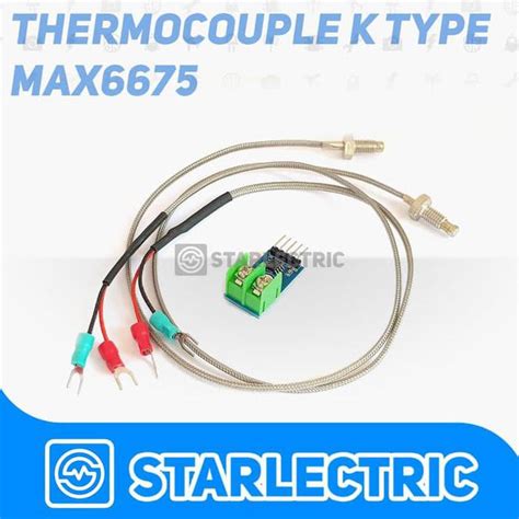 Jual K Type Thermocouple Sensor Max Max High Temparatur Suhu