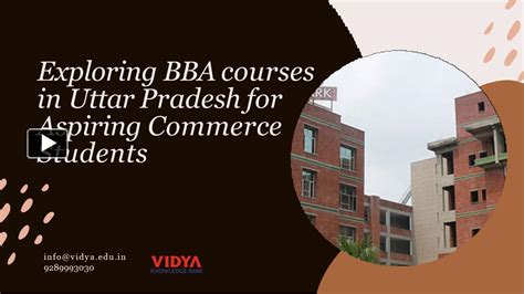 Ppt Exploring Bba Courses In Uttar Pradesh For Aspiring Commerce