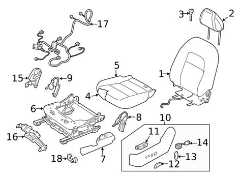 Ca A Seat Cushion Pad Nissan Altima Nissan Parts