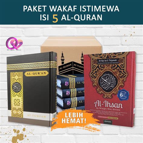 Jual Paket Isi Alquran Al Quran Al Huda Wakaf Mushaf Tuhfah Al Ihsan