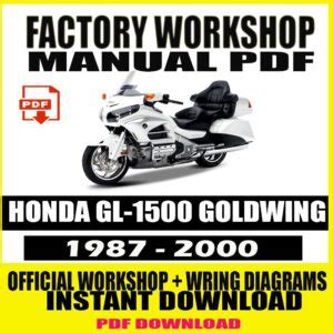 Honda Gl1500 Goldwing Service Repair Manual Digitalpaperpro