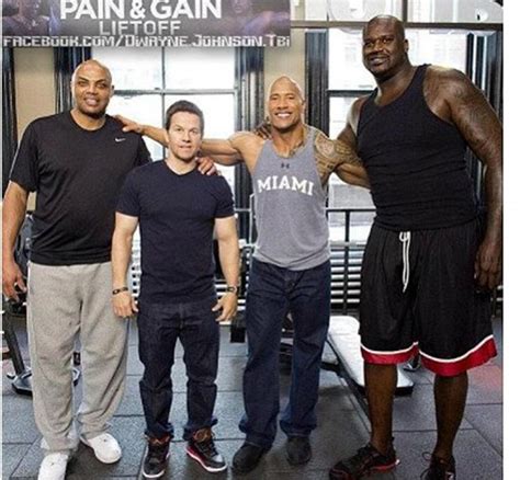 The Rock Is 6 5 Shaq For Scale Shaquille O Neal The Rock Dwayne