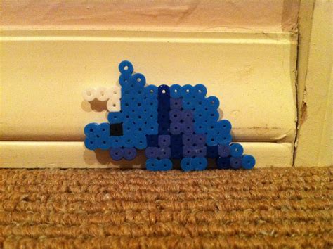 Triceratops Perler Beads By Sophia S Diy Perler Bead Crafts Hama