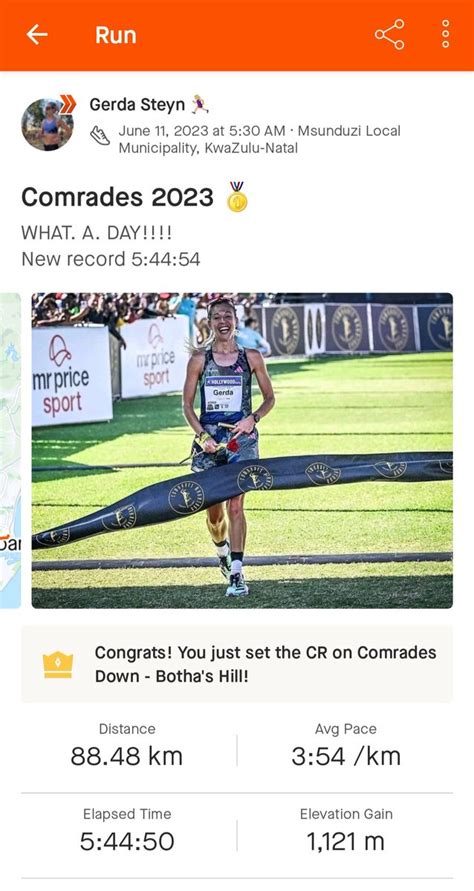 Gerda Steyn On Twitter It Didn T Happen If It S Not On Strava