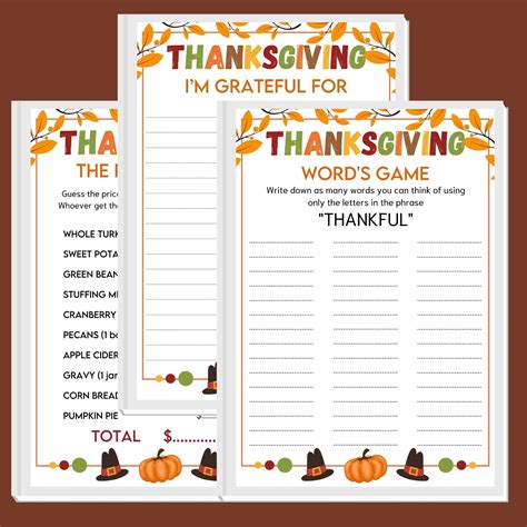 20 Fall Games Fall Games Printable Fall Party Games Fall Games for Kids ...