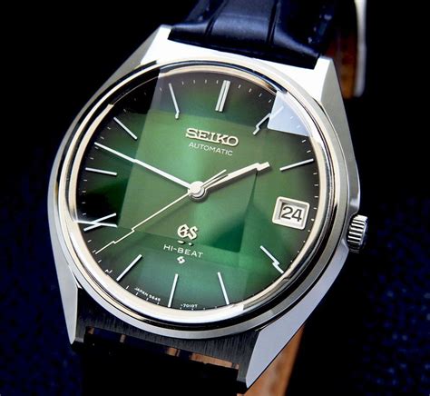 【目立った傷や汚れなし】seiko グランドセイコー ハイビート 56gs 5645 7010 Steel Green Dial Cut