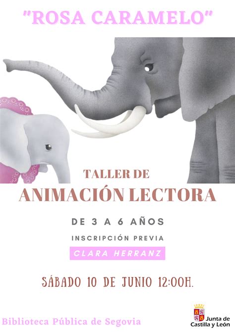 Rosa Caramelo Taller de animación a la lectura con Clara Herranz