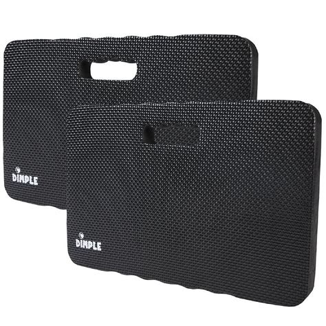 Dimple High Density Foam Kneeling Pad Mats Pack Black X For