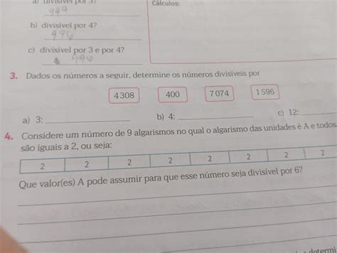 Quais São Os Números Divisíveis Por 4 - 7