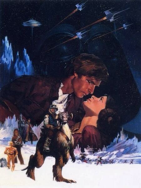 Concept Art For The Empire Strikes Back Movie Poster By Tom Jung Star