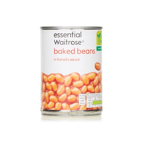 Essential Waitrose Baked Beans In Tomato Sauce 400g Spinneys UAE