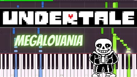 Megalovania Undertale Partitura Para PIANO GRATIS YouTube