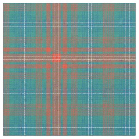 Wilson Tartan Print Fabric | Zazzle