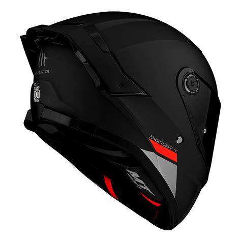 Casco MT Helmets Thunder 4 SV Solid A1 Nero Opaco MotoStorm It