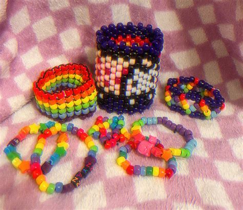 Rainbow Kandi Bracelet P L U R Package Etsy Kandi Bracelets