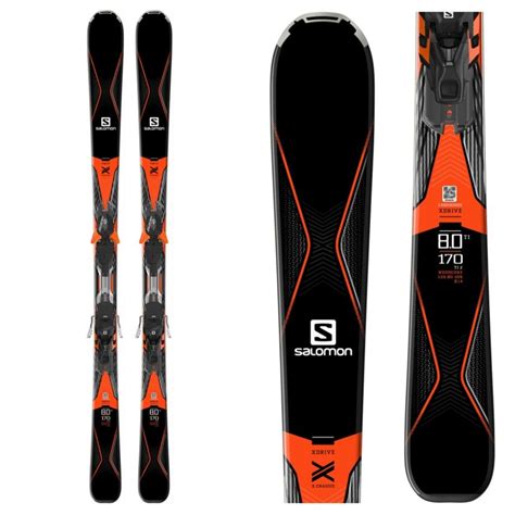 Salomon X Drive 8 0 Ti Skis With XT 12 Bindings Skiing Skier Sports