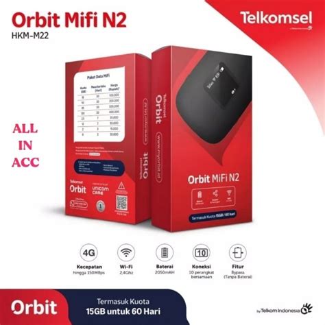 Jual Telkomsel My Orbit Modem Wifi N Baterai Besar Mah Mifi