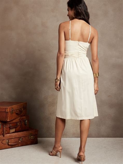 Halter Midi Dress Banana Republic Factory